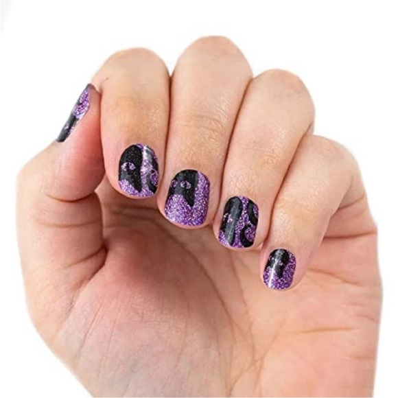 *Retired* Color Street: Cat’s All Folks | Halloween Purple Glitter Black Sparkle - Picture 11 of 13
